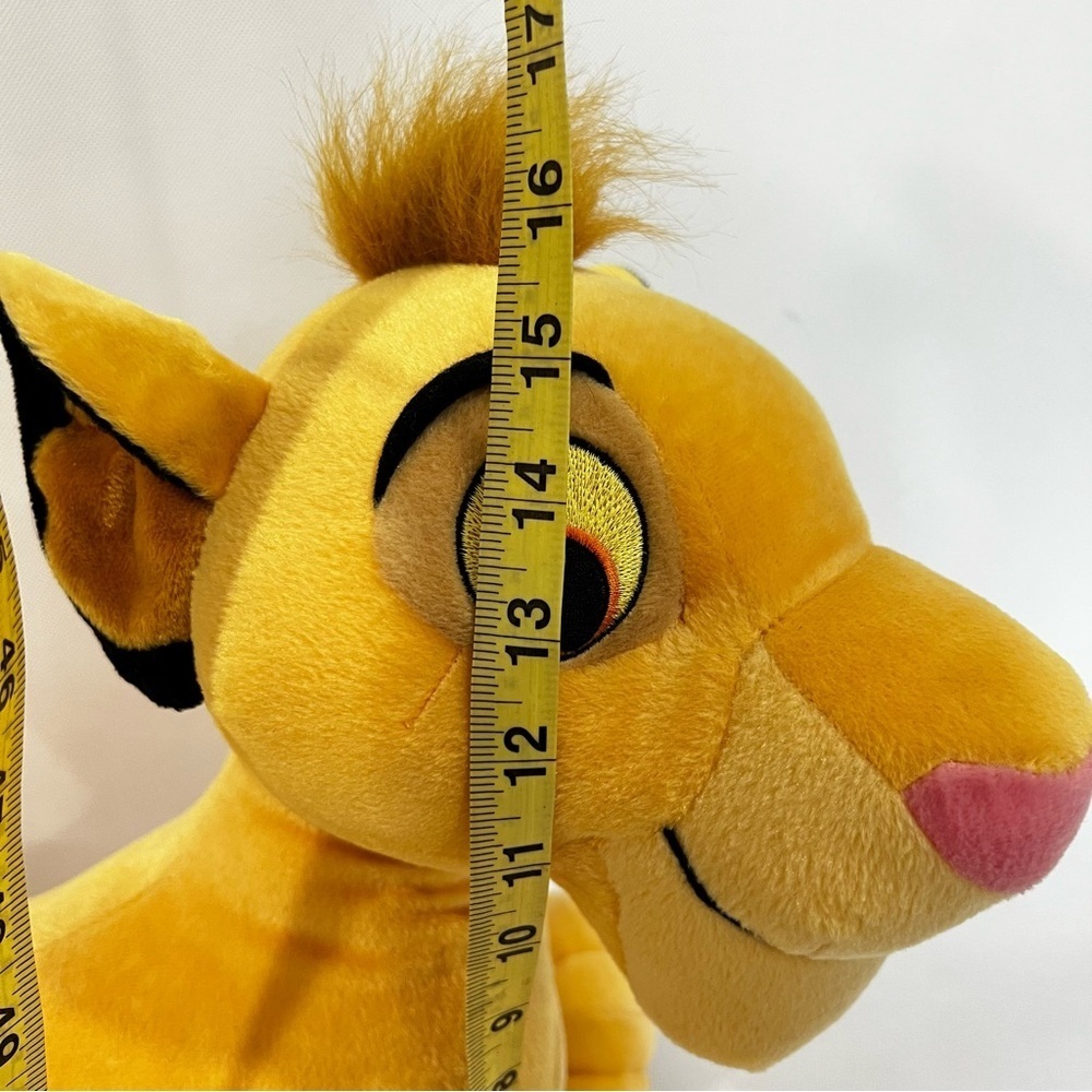 Disney Lion King Simba Plush Stuffed Animal Size 19" Golden Yellow - Picture 11 of 15